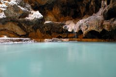 31 Banff Cave And Basin Underground Cave Contains Beautiful A Blue Water Hot Spring